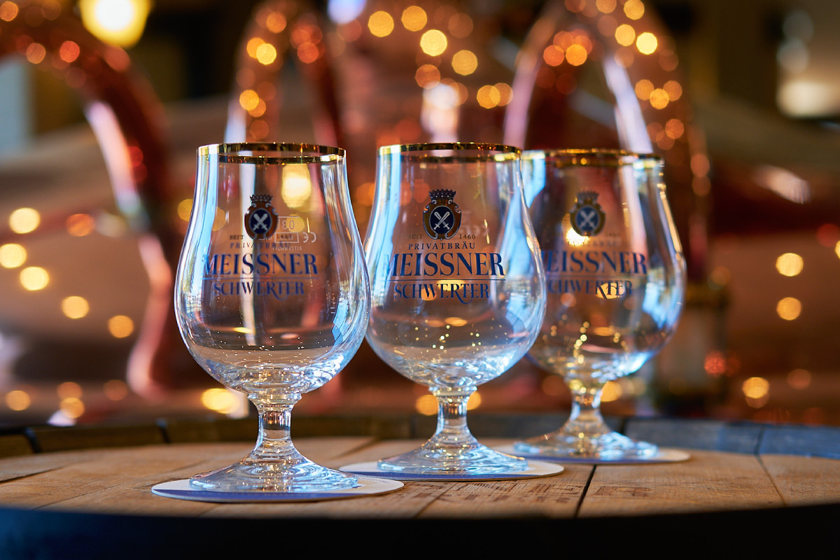 Meissner Schwerter Gläser Schwenker